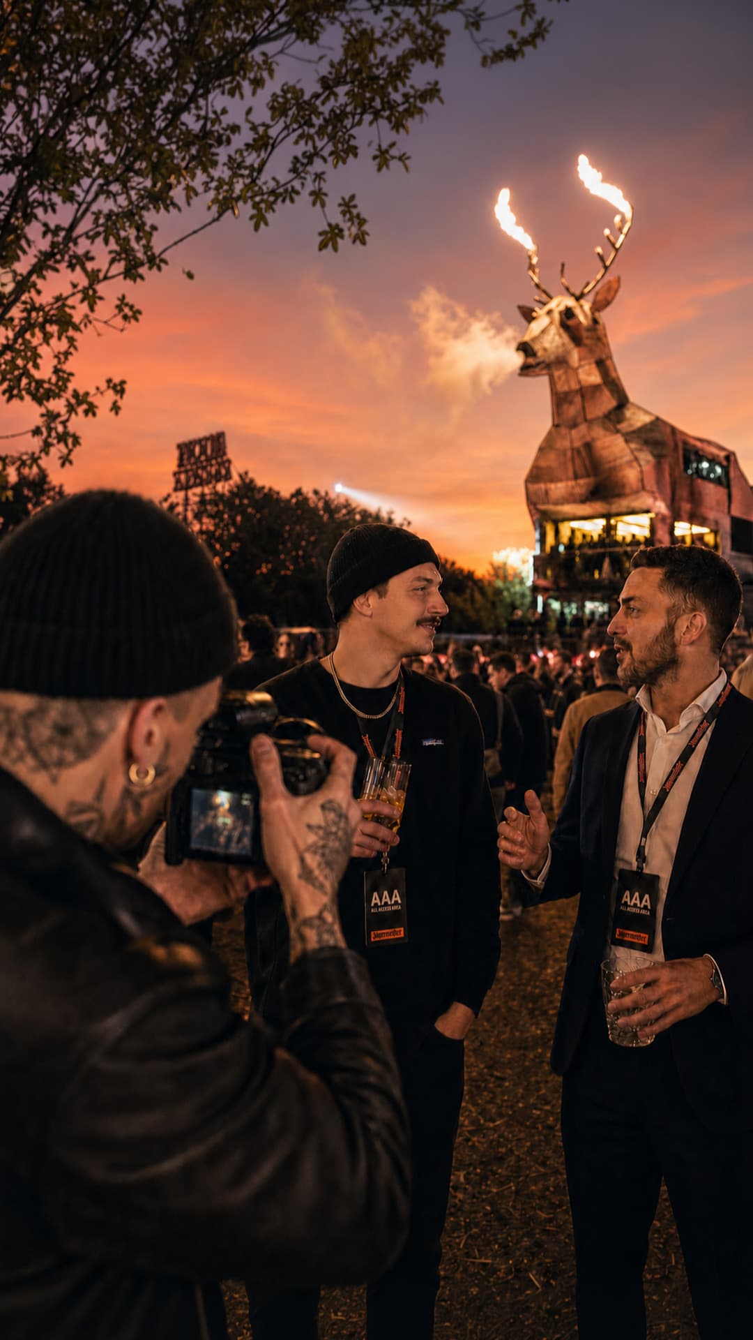 Fotograf im Einsatz bei einem Event